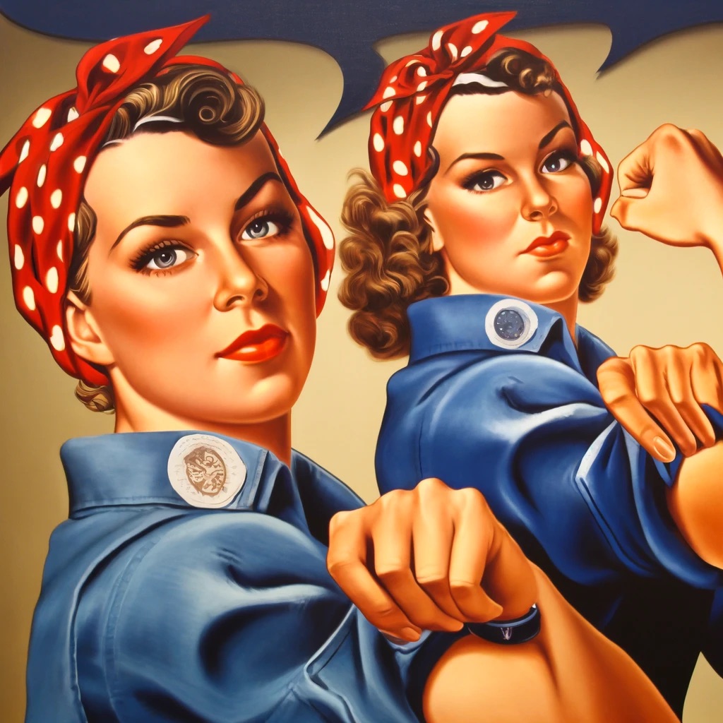 Jaime and Vicki the Riveters
